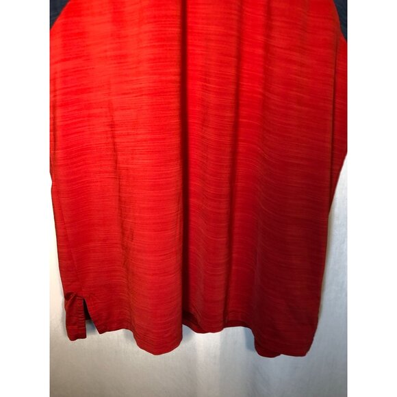 Adidas Mens Golf Polo Shirt USA Themed Size Small Colorblock Design Red/Navy Pol - Picture 7 of 11